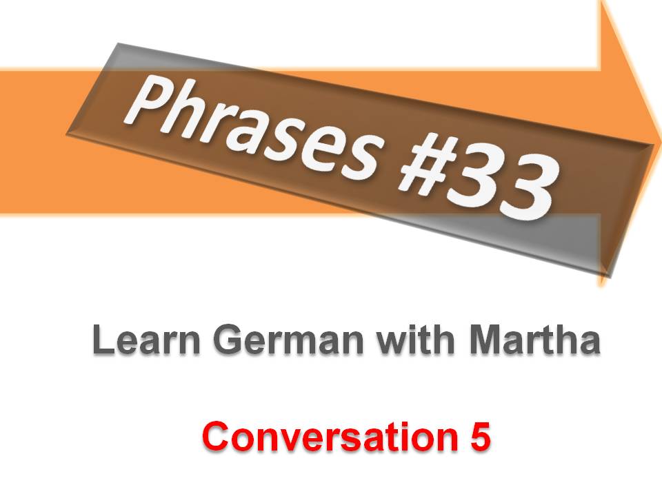 Pr�sentation - 33. Conversation 5 - Deckblatt