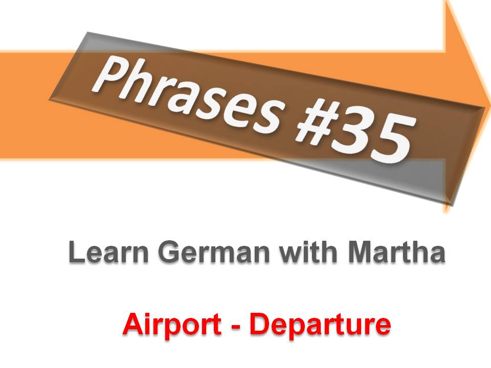 Pr�sentation - 35. Airport - Departure - Deckblatt