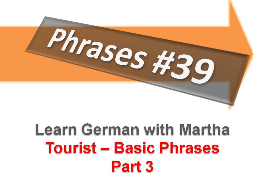 Pr�sentation - 39. Tourist - Teil 3 - Deckblatt