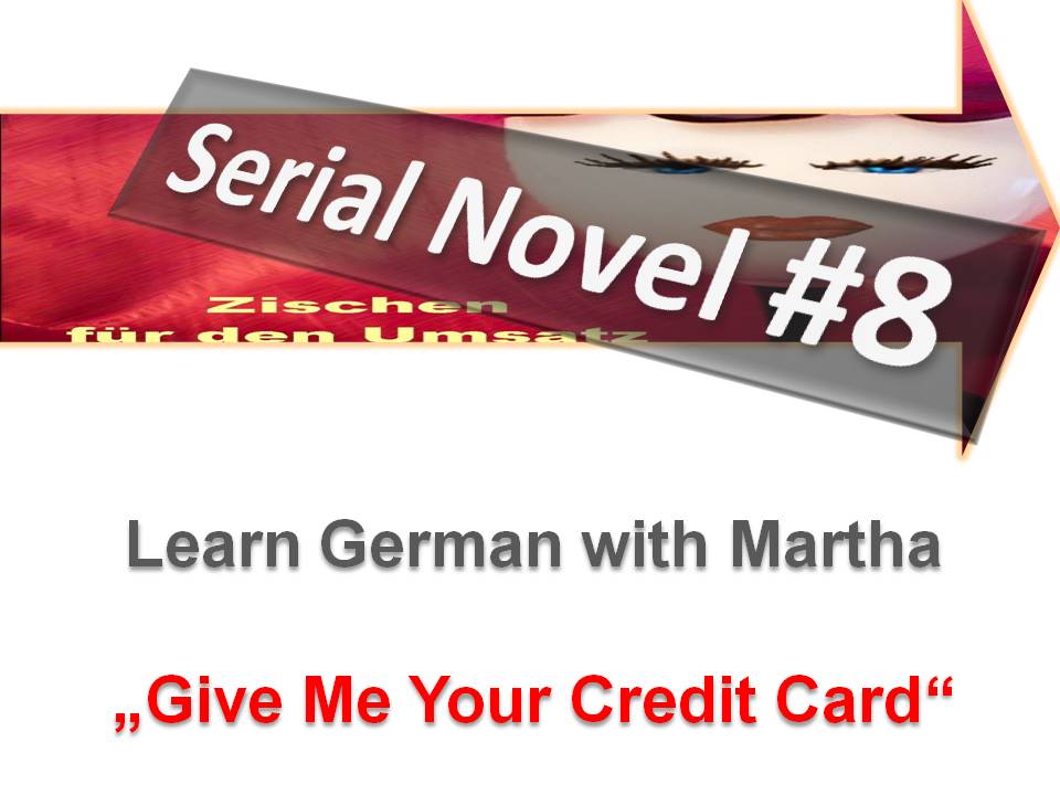 Pr�sentation - Novel 8 - Give me your credit card - Deckblatt